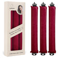 Overnight Heatless Hair Curler Satin Flexi Rods for Heatless Overnight Jumbo Curls, No-Heat Styling Tools for All Hair Types, 3pcs Red