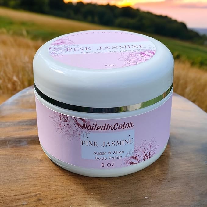 Pink Jasmine Sugar & Shea Body Polish, 8 oz