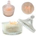 2 Pcs Large Body Powder Puff and Container Powder Container with Puff Powder Puff Crystal Container Soft Washable Reusable Velour Face Body Glitter Powder Puff Wet Dry Makeup (Yellow)