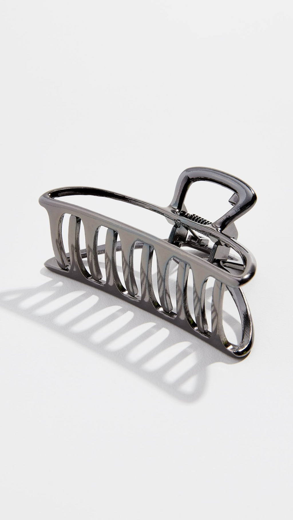 Kitsch Metal Hair Clips for Women - Durable & Elegant Metal Claw Clips, Perfect for Everyday Use & Special Occasions - Hematite, 1 Piece