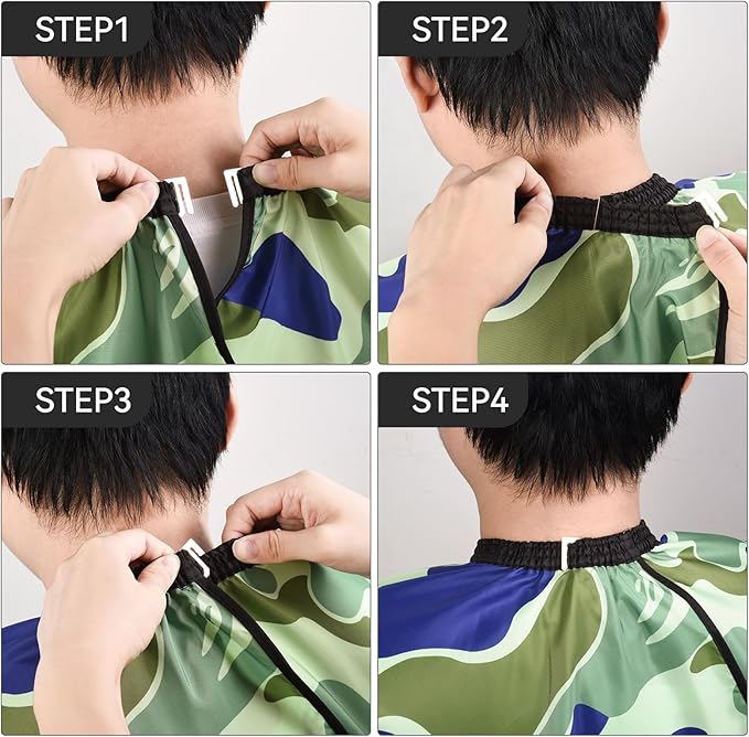 Professional Hair Cutting Cape, Waterproof Cape for Men Polyester Hair