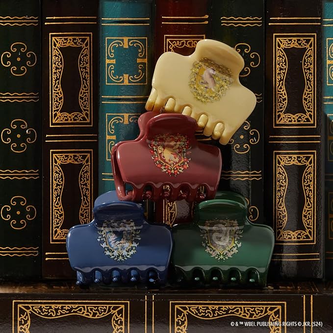 Harry Potter x Kitsch Big Hair Clip for Women - Strong Grip for Secure Updos | Stylish Jumbo Claw Clip | Durable Hair Accessories for Everyday Use – Slytherin, 1pc