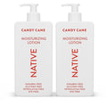Native Body Lotion with Naturally Derived Ingredients - Candy Cane - Silicone, Paraben, & Dye Free Leaving Skin Soft and Hydrating | Holiday Seasonal Scent Bundle, 16.5 oz - 2 Pk
