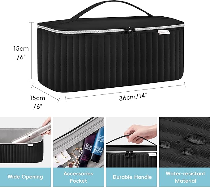 Hair Tools Travel Bag for Shark Flex Style Fusion Hair Dryer Attachment