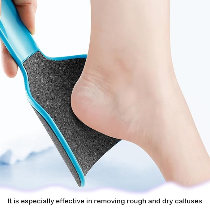 Xvnoesza 2Pcs Professional Dual Sided U Shaped Foot File Foot Files for Hard Skin Foot Scraper Rasp Dry Skin Remover Feet Dead Skin Remover for Feet