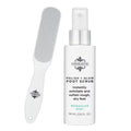 Dermasuri Callus Remover Spray & Foot File Kit, Pedicure Tools for Feet