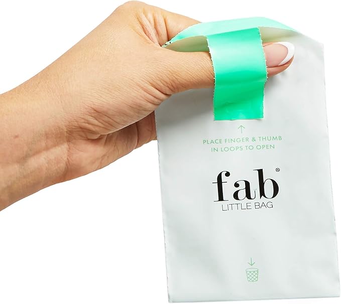Fab Little Bag Sixer Plus Pack - 125 Sanitary Disposal Bags Plus Recyclable Refill Pack for Out and About (125 Pack)