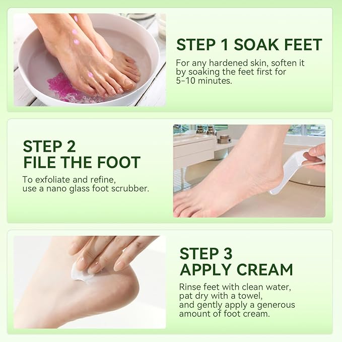 ESUOHYM Glass Foot File Triangle Shaped Callus Remover Feet Heel Scrubber Dead Skin Scraper Pumice Stone Professional Pedicure Tools for Women and Men