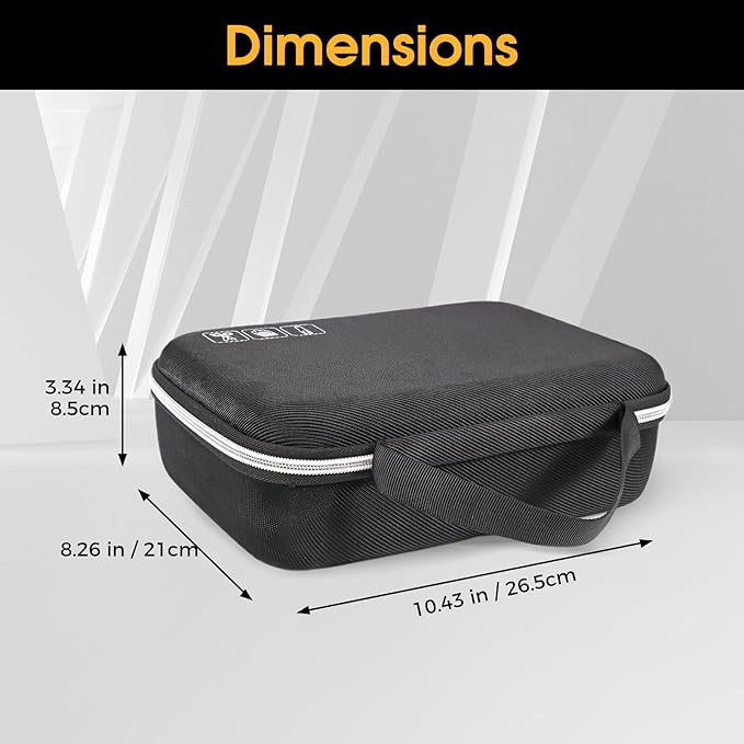 ProCase Barber Case for Hair Clippers Trimmer Razor -Black