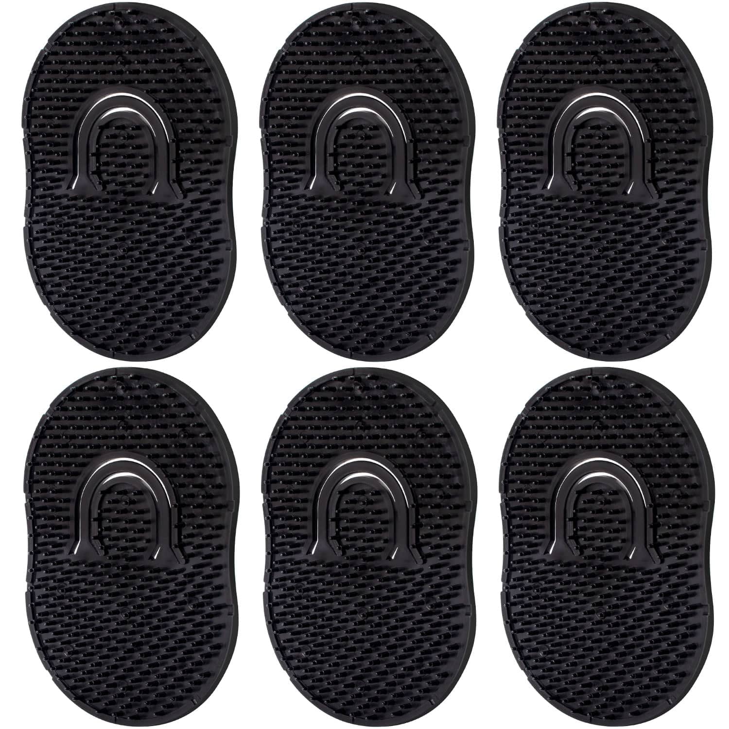Portable Grooming Set: Plastic Massage Combs, Beard Brush, Scalp Shampoo Brush, and Pet Grooming Brushes for Home and Travel (6 Pack)