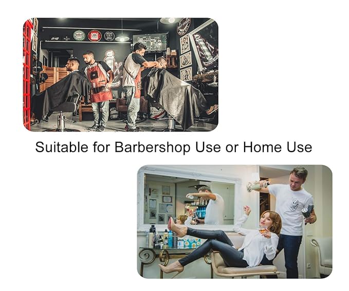 Barber Cape for Men, PELOCAPA Hair Cutting Cape with Metal Snap Closure, Professional Salon Cape, Large Waterproof Hairdressing Cape for Hairstylist - 63"× 56"(Comic Style)