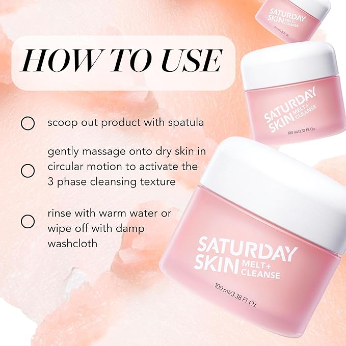 Saturday Skin Melt Cleanse Makeup Remover Balm