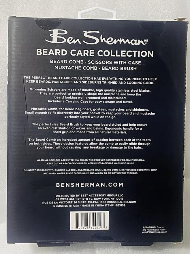 Barber Grade Beard Tool Collection