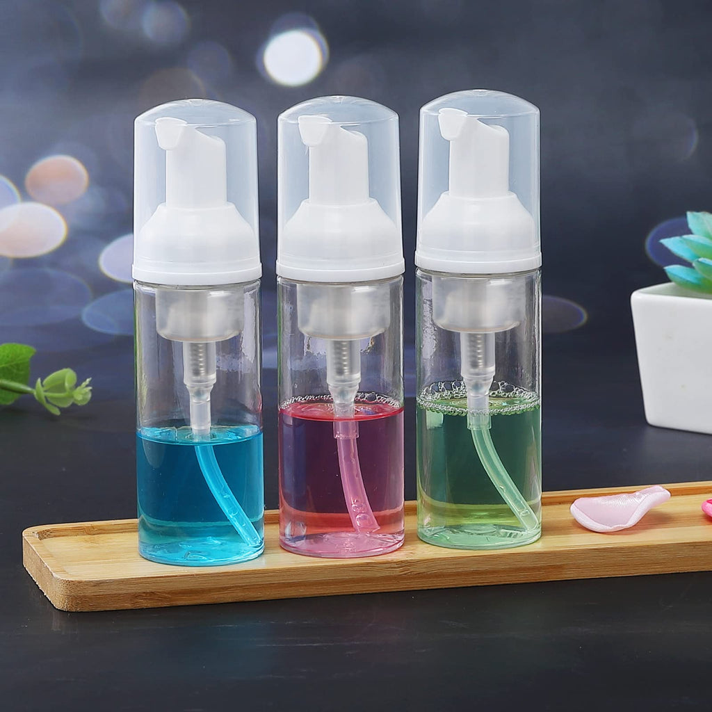 GliSun 36 Pcs Foam Pump Bottle 2oz Empty Refillable Mini Dispenser