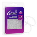 Hair Elastics - Ouchless No Damage Elastic Hair Bands (Clear - Large)