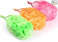 3 Pcs Bath Shower Sponge for Woman Man Relaxing Massage Body exfoliating Loofah Sponge Deep Cleansing