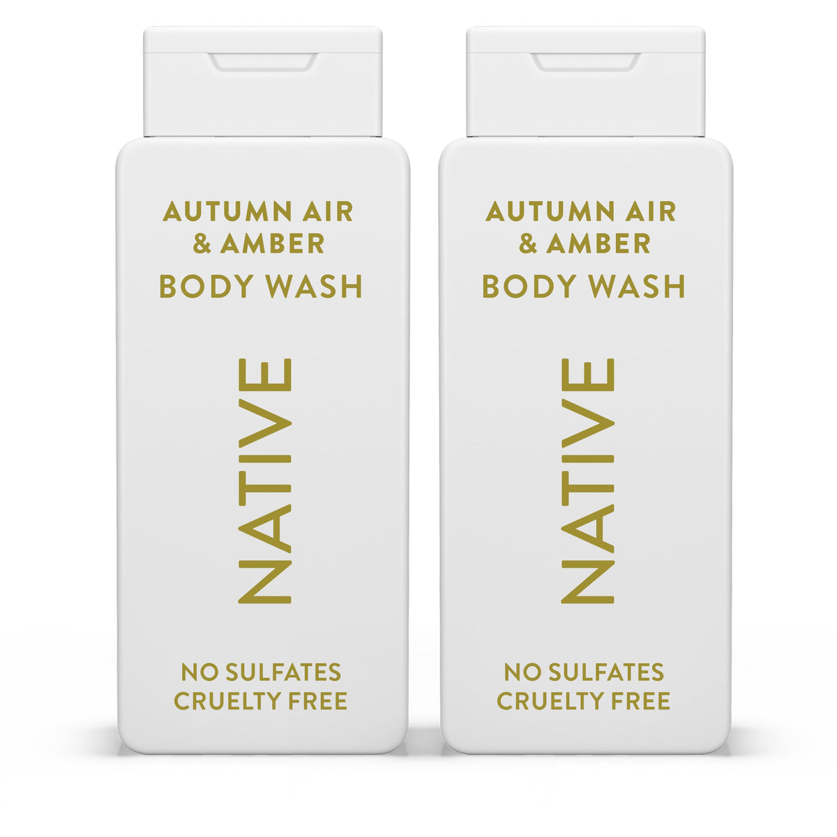 Native Body Wash with Naturally Derived Ingredients – Honey Crisp & Cider – Sulfate & Paraben Free – For Women & Men – Skin‑Loving Cleanser – 18 oz (2‑Pack)