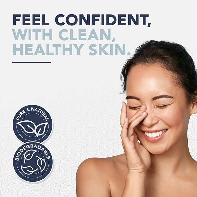 Dermacotton 100% Pure Cotton Face Towels – 240 Count Large Disposable Wash Cloths for Face Washing, Makeup Removal & Acne Care | Ultra Soft, Hypoallergenic & Fragrance-Free