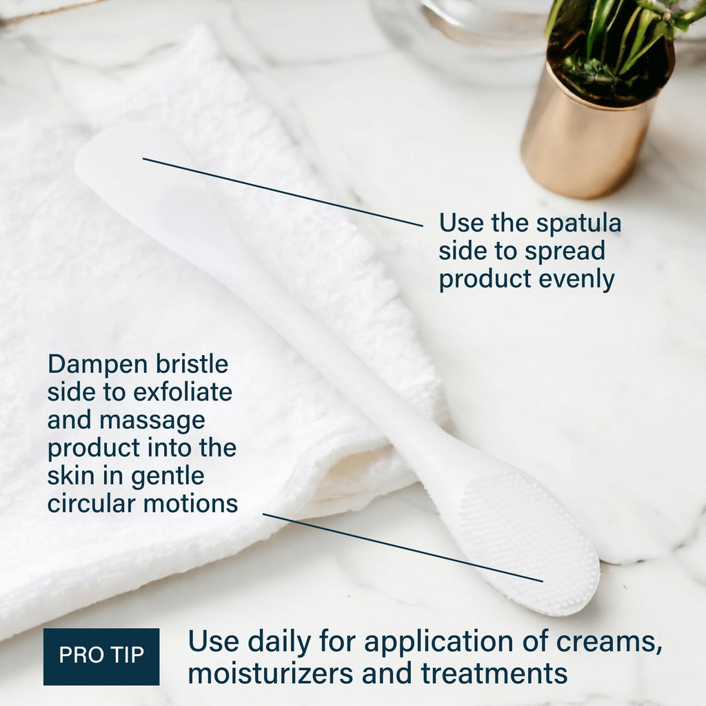 SKINN Pore Polishing Wand, Silicone Facial Cleansing Brush - BPA-Free