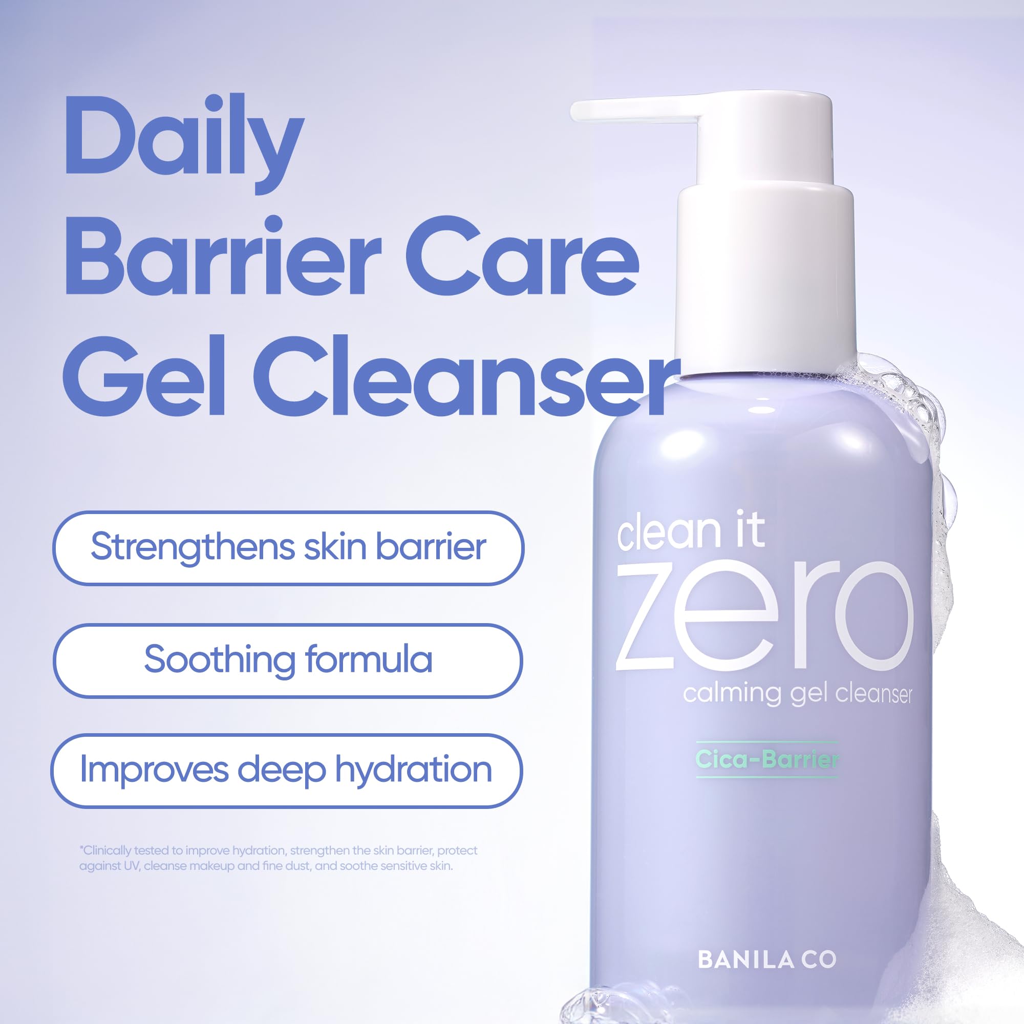 BANILA CO Clean It Zero Calming Gel Cleanser - Cica Gel (6.76 fl oz)