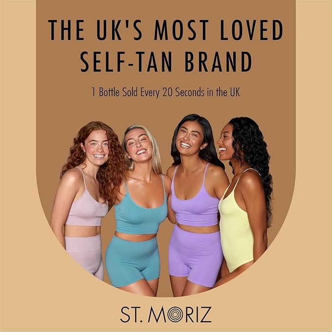 St Moriz Advanced Face Tanner Serum - Miracle Glow Hydrating Self Tan Face Serum with Q10 & Hyaluronic Acid - Natural Sunless Radiant Glow & Gradual Face Self Tanner (1.01 fl oz)