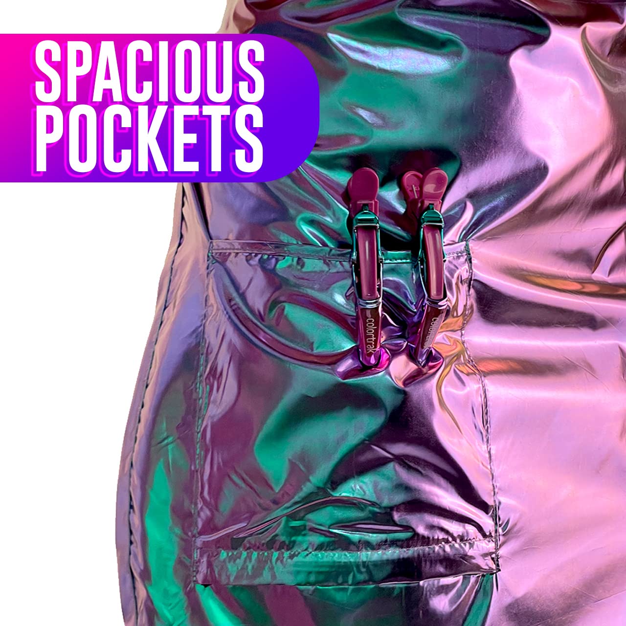 Betty Dain The Aurora Collection Salon Stylist Apron, Holographic