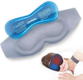 Comfheat 3D Cooling Sleep Mask Blackout Gel Eye Mask for Cold Hot Compress, Cooling Weighted Eye Mask for Sleeping, Zero Eye Pressure, Ice Cold Pack, Cold Compress for Puffy Eyes