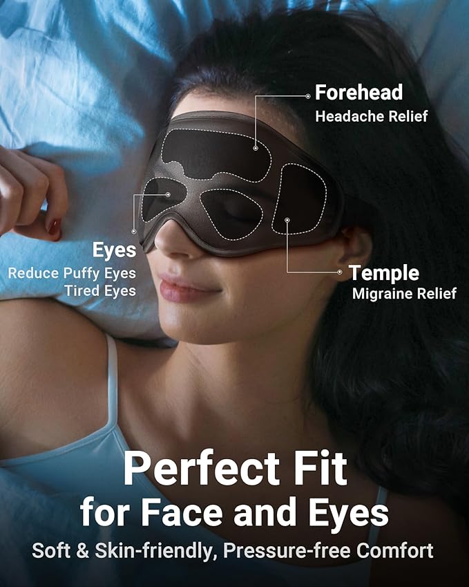 NEWLA Cooling Eye Mask for Puffy Eyes: Fsa Eligible Items Hsa, Ice Eye Pack for Migraine After Surgery Relief - Reuable Cold Compress for Headache Puffiness - Comfortable Perfect Fit Gel Sleep Mask