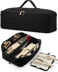 Noldena Hot Tools Travel Case with Heat Resistant Mat, Black