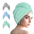 AGKXHDEC Microfiber Hair Drying Towel Wrap,Hair Turbans Towel for Wet Hair
