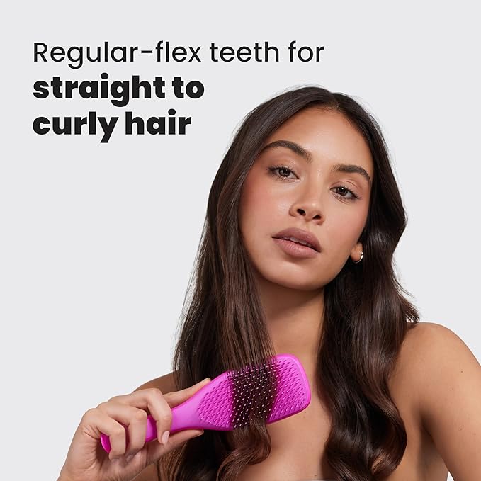 Tangle Teezer Ultimate Detangler Brush, Straight to Wavy, Runway Pink