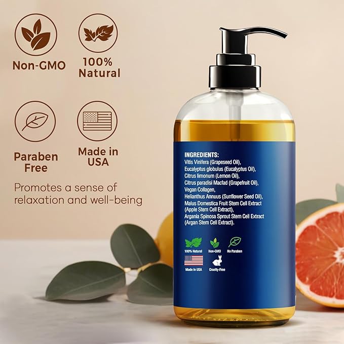 Anti-Cellulite Massage Oil for Massage Therapy & Gua Sha 8 fl oz