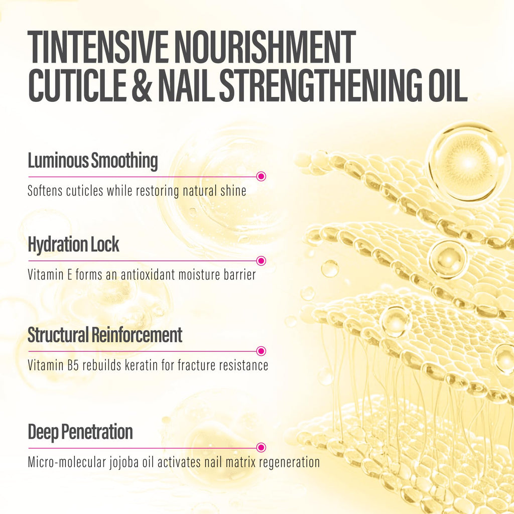 CHUCHU Vegan Cuticle Oil for Nails: Orange Jojoba Nail Cuticle Oil with Vitamin B & E for Moisturizes Cuticle and Nail's Skin - Prevents Hangnails and Chapped 15ML