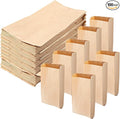 100 PCS Wax Paper Bags, Brown Lawn & Bathroom Tampon Disposal Bags, 7.5 x 10 Inch, Mini, Suitable for Bedroom, Bathroom, Toilet, Living Room