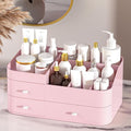 MIUOPUR Makeup Organizer with Drawers, Bathroom Counter Organizer, Plastic Cosmetic Display Case, Large Skincare Storage for Vanity Countertop, Ideal for Bedroom Dresser top and Desktop