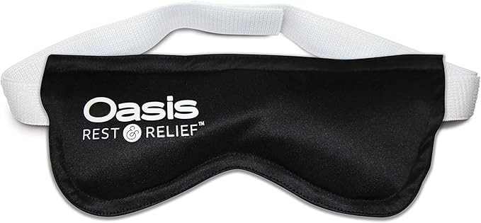 OM8000 - Oasis Rest & Relief™ Hot and Cold Therapy Adjustable Eye Mask | Soothing Relief | Compress for Dry Eyes
