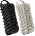 2PCS Silicone Body Scrubber, Loofah for Women, Gentle Exfoliating Shower Cleaner Bath Brush, Rubber Body Wash Deep Cleaning & Exfoliator & Massage, Travel-Friendly for Bathroom