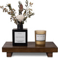 Wood Bathroom Tray Farmhouse Decor Kitchen Soap Holder, 9"x6" Walnut