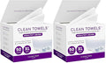 CLEAN SKIN CLUB Healthy Aging Clean Towels® XL, Smooths Fine Lines Wrinkles & Texture, Disposable Face Dry Wipes, XL - 2 Pack (50 count)