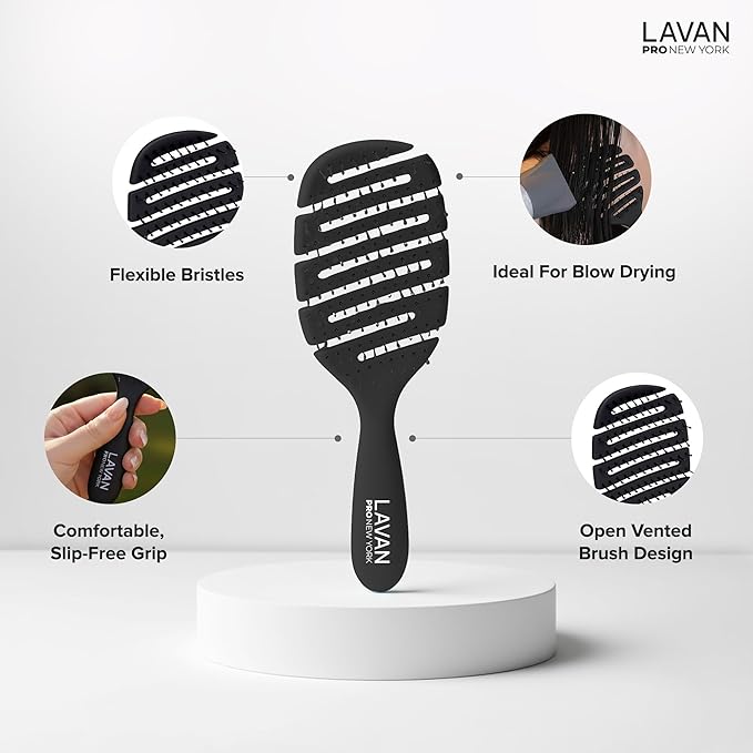 Flex Detangling Hair Brush (Black)