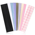 9 Pack Headbands for Women Non Slip Elastic Womens Headbands Head Bands for Women's Hair Soft Cotton Cloth Fashion Headband for Daily Workout Sports Running Yoga