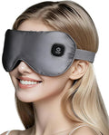 Vitelum Cordless Dual Cooling & Heating Eye Mask, Heated Eye Mask for Dry Eyes Relief, 3 Heat Settings, Washable Eye Cover, Warm Heating Pad for Stye Eye Treatment, Gel Pad for Puffy Eyes