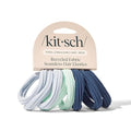 Kitsch Seamless Hair Ties No Damage - Stretchable Hair Bands for Strong All-Day Hold, Ponytail Holders | Hair Accessories for Girls - Garden Bouquet 8 Pcs