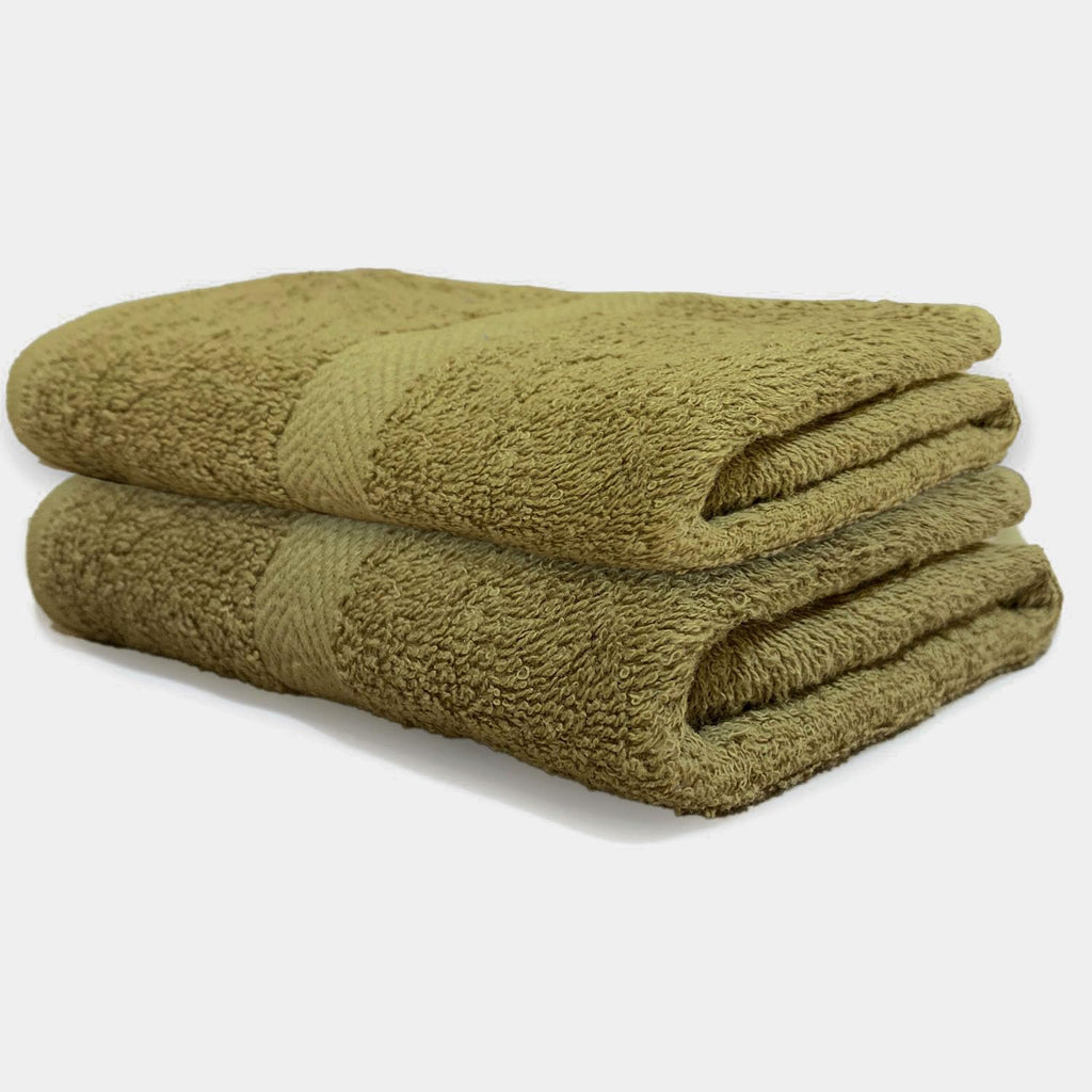 Beige Salon Towels - 16 x 27 Inch Soft Cotton Hand Towels for Hair Stylists, Barbers & Spas - Quick Dry, Durable Towel for Facial, Pedicure, Manicure & Massage Use - Pack of 12