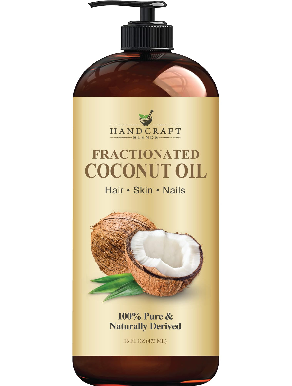 Handcraft Blends Fractionated Coconut Oil - 8 Fl Oz