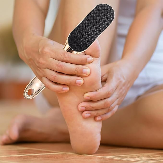 2 pcs Hard Skin Remover Nano Glass Foot File - Foot Callus Remover, Dead Skin Remover, Durable Foot Scrubber, Long Lasting Foot Buffer,Hygienic Pedicure Tool，Soft Smooth Feet