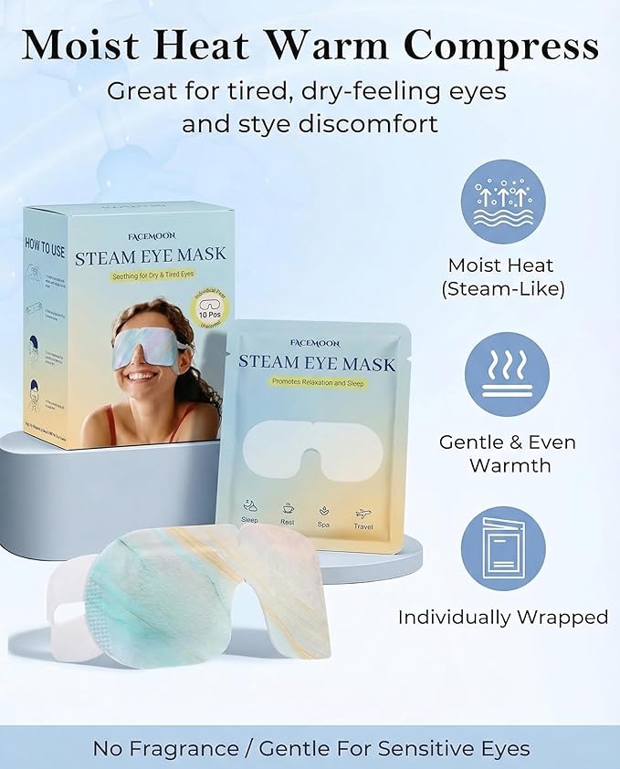 FACEMOON Self Heating Steam Eye Masks