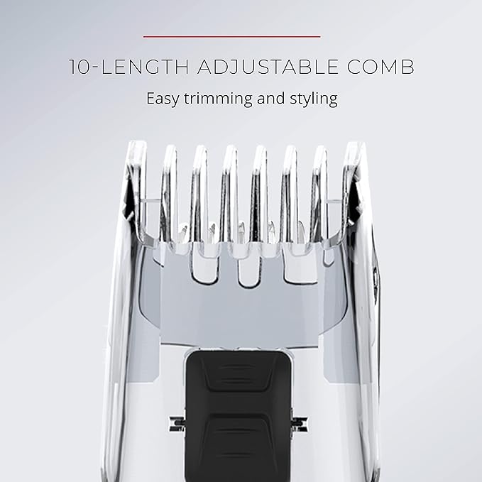 Remington All-in-one + Body Multigroomer 5000, Black and Red, 10 Piece Set