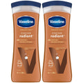 Vaseline Cocoa Radiant 2-Pack – Intensive Care Moisturizing Hand and Body Lotion with Ultra-Hydrating Lipids, Pure Cocoa Butter, 10 Oz Ea
