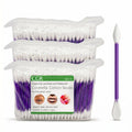 CGR 900pcs Precision Makeup Cotton Swabs, Pointed & Flat Tips, 3 Bags